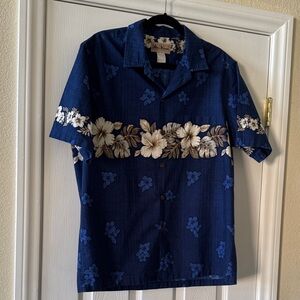 Blue Hawaii Vintage Hawaiian Shirt Made in USA sz L